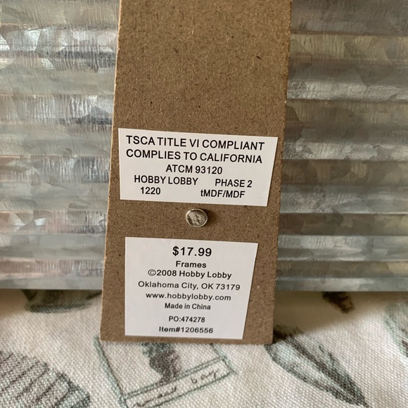 Hobby Lobby Accents Hobby Lobby Rustic Washboard Burlap Bow Clip